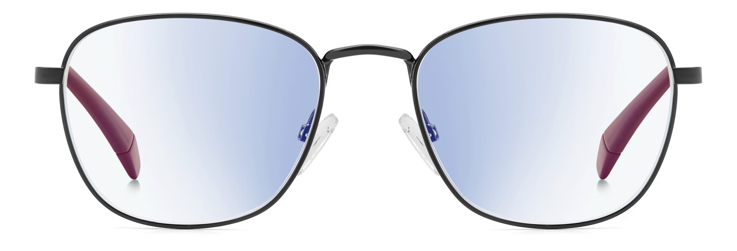 Lesebrille Polaroid Pld 0026/R 310315 V81 farbe dark ruthenium black form rechteckig gläser blue absorber