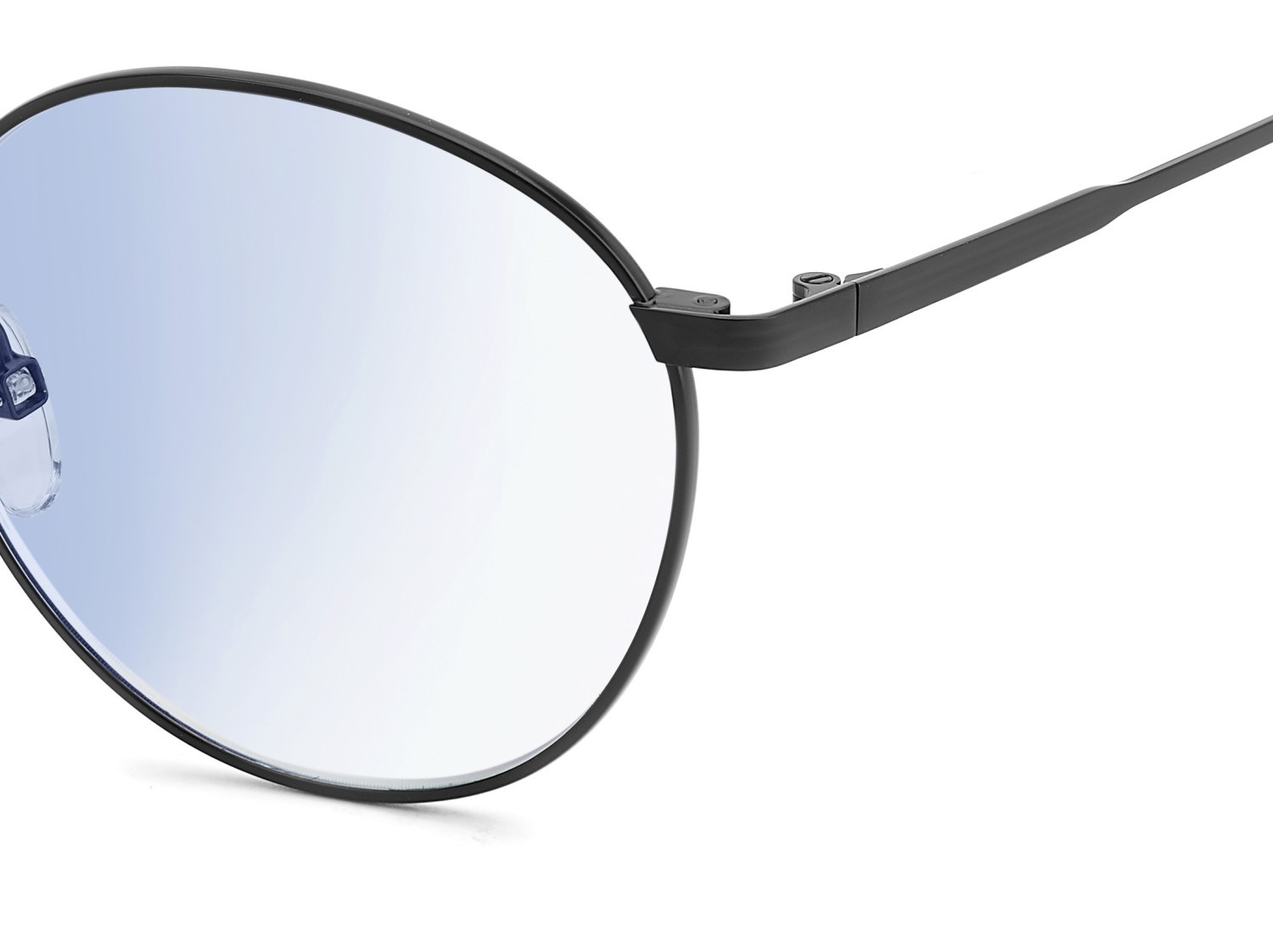 Reading glasses Polaroid Pld 0027/R 310316 003 color matte black shape pantos lenses blue absorber