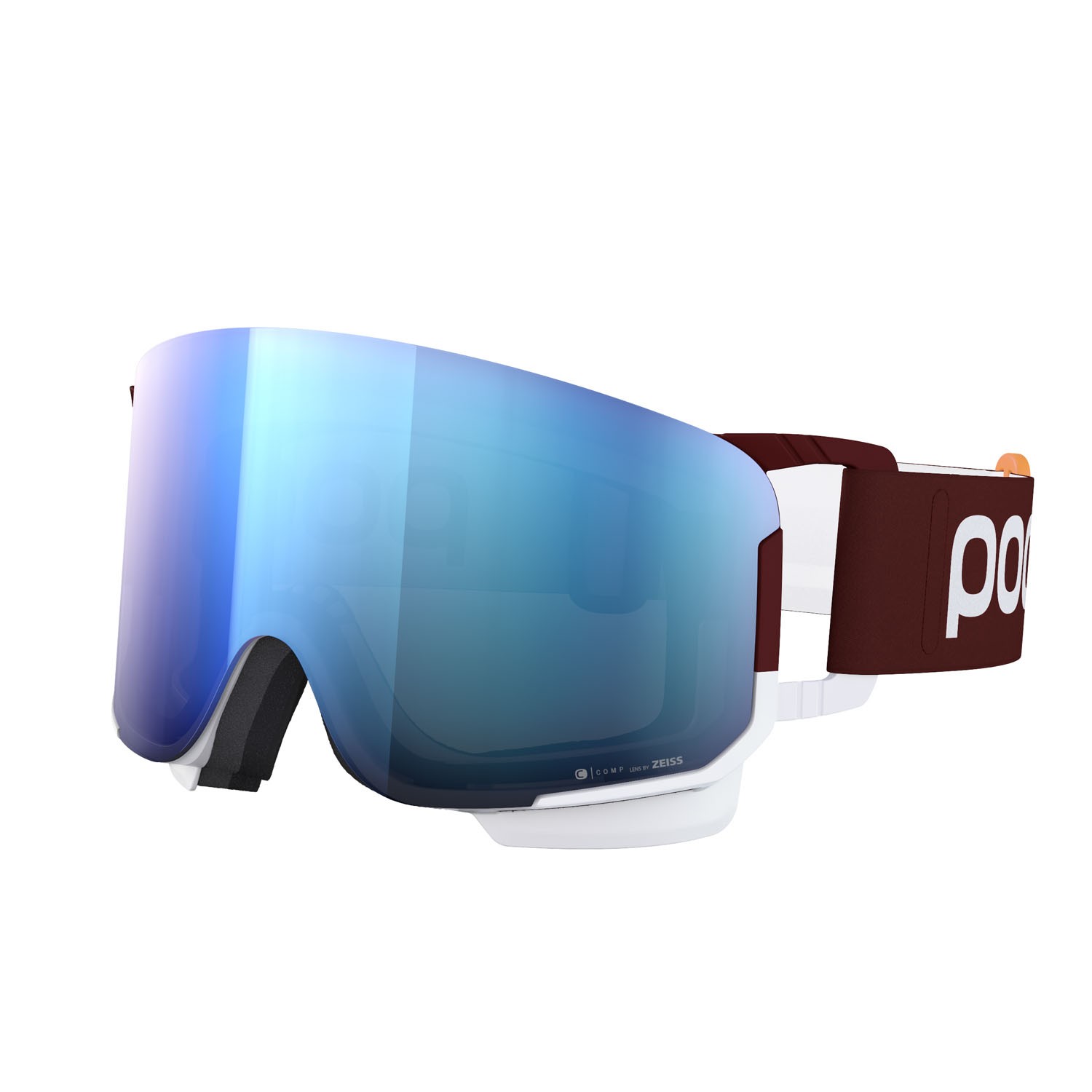 Skibrillen und Snowboard masken Poc Nexal Clarity Comp 40812 8458 farbe garnet red hydrogen white gläser spektris blue