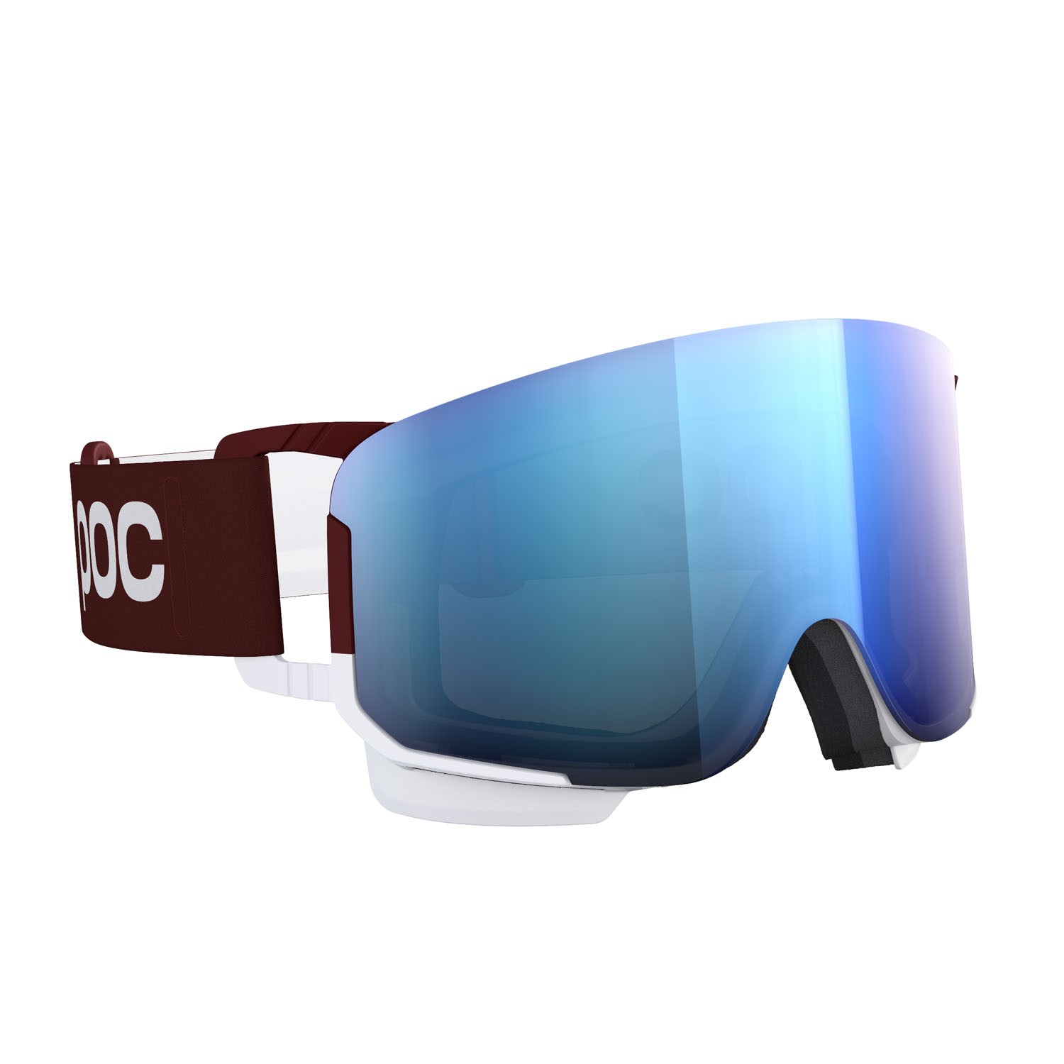 Skibrillen und Snowboard masken Poc Nexal Clarity Comp 40812 8458 farbe garnet red hydrogen white gläser spektris blue