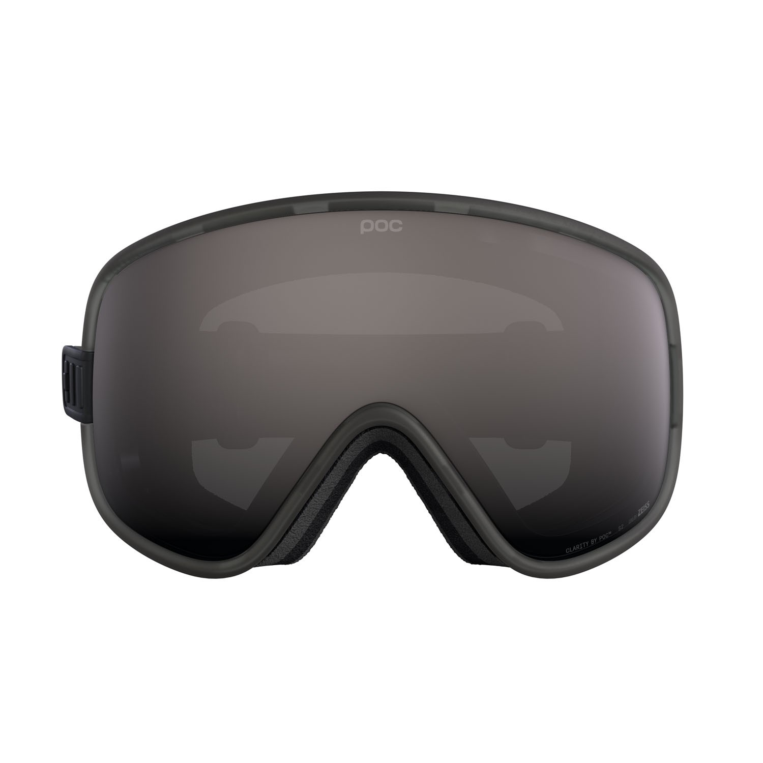 Skibrillen und Snowboard masken Poc Vitrea 40830 9602 farbe raw black gläser partly sunny grey