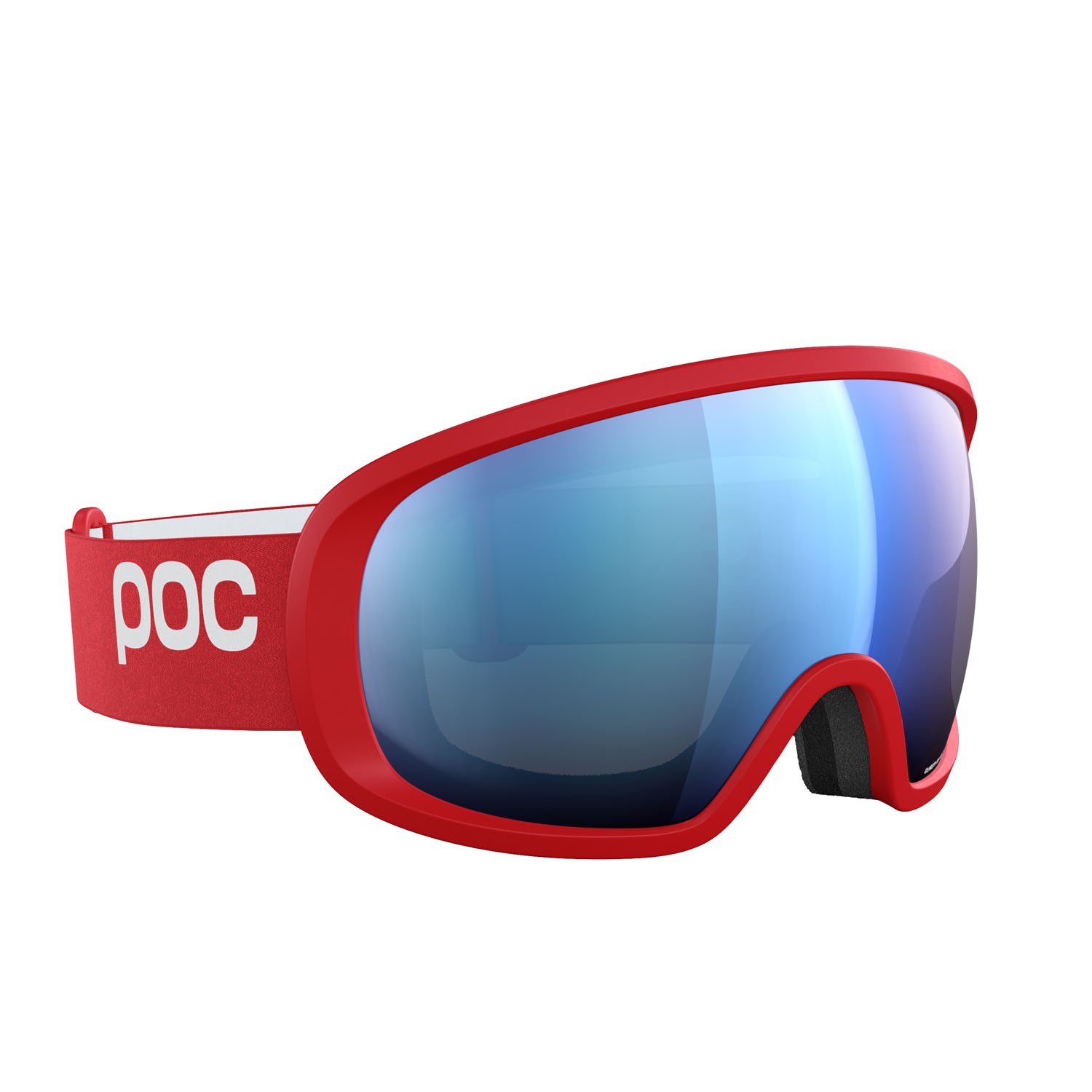 Ski and snowboard goggles Poc Fovea 40840 8707 color prismane red lenses partly sunny blue