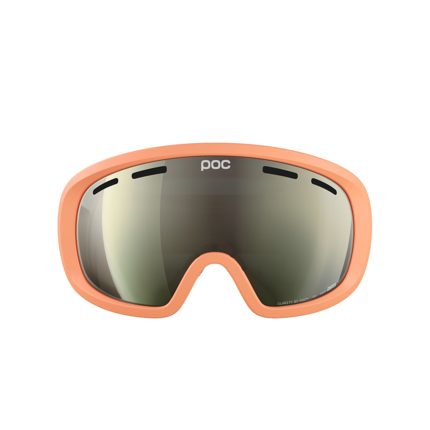 Ski and snowboard goggles Poc Fovea Mid 40842 9639 color apricot sunstone/partly sunny ivory 