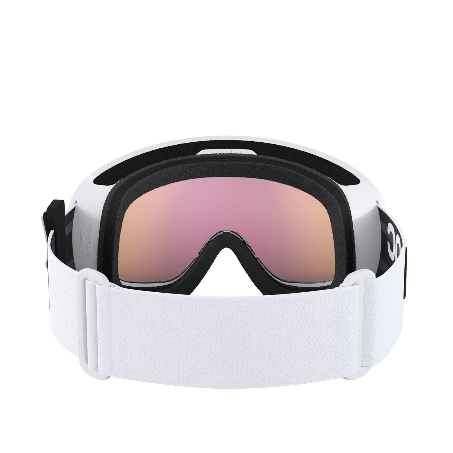 Skibrillen und Snowboard masken Poc Fovea Mid 40842 9640 farbe blixten white/partly sunny orange 