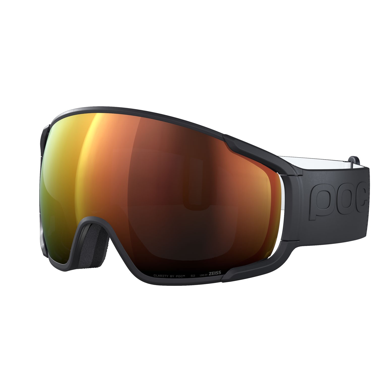 Ski and snowboard goggles Poc Zonula 40890 8701 color uranium black lenses partly sunny orange