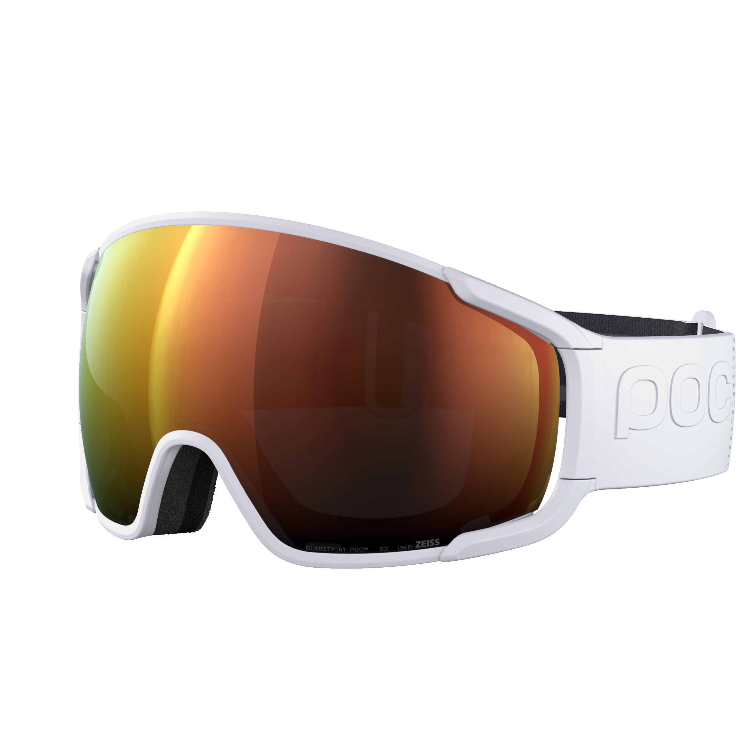 Ski and snowboard goggles Poc Zonula 40890 8703 color hydrogen white/partly sunny orange 