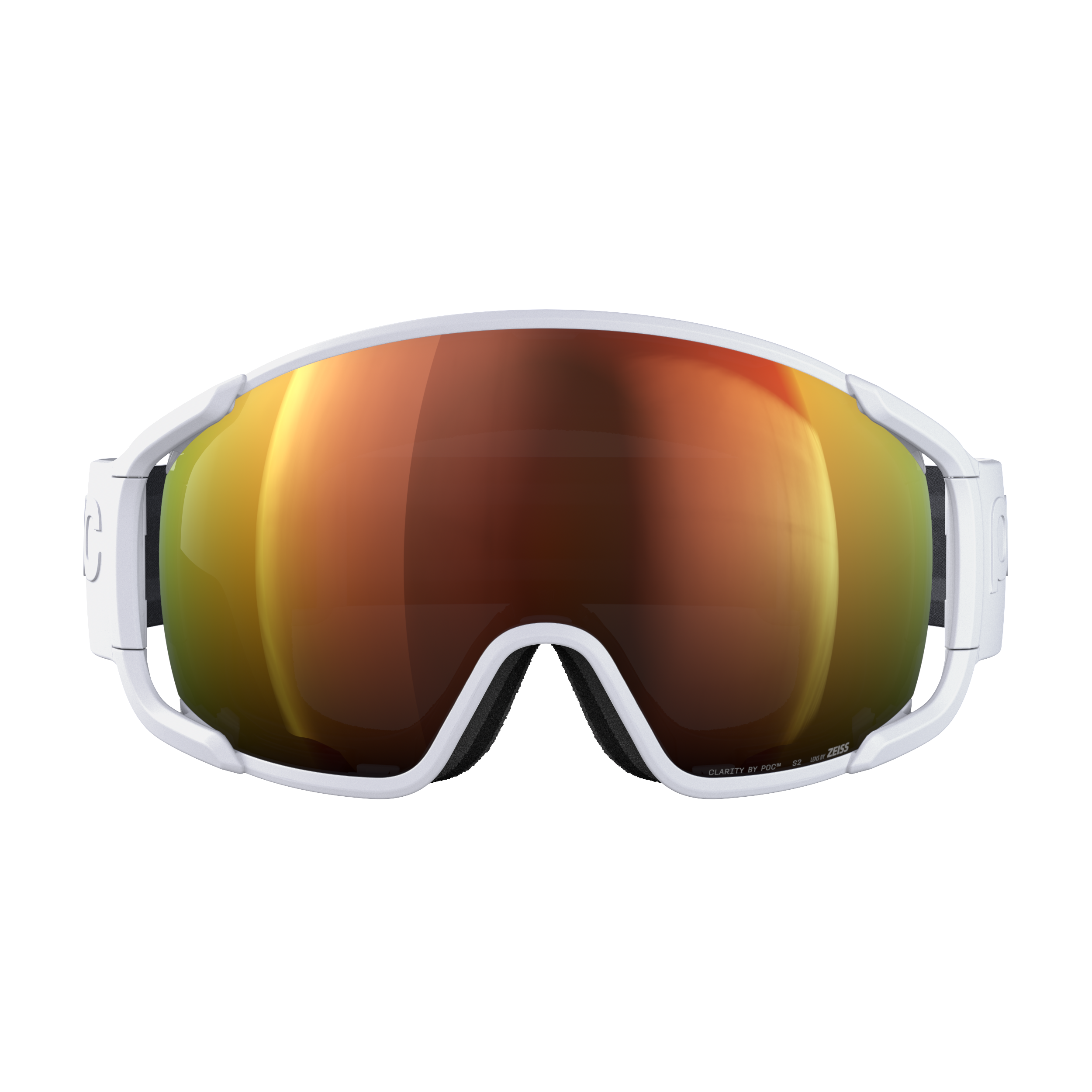 Ski and snowboard goggles Poc Zonula 40890 8703 color hydrogen white/partly sunny orange 