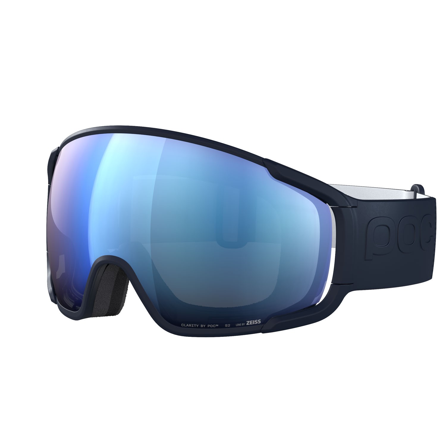 Ski and snowboard goggles Poc Zonula 40890 9617 color apatite navy lenses partly sunny blue