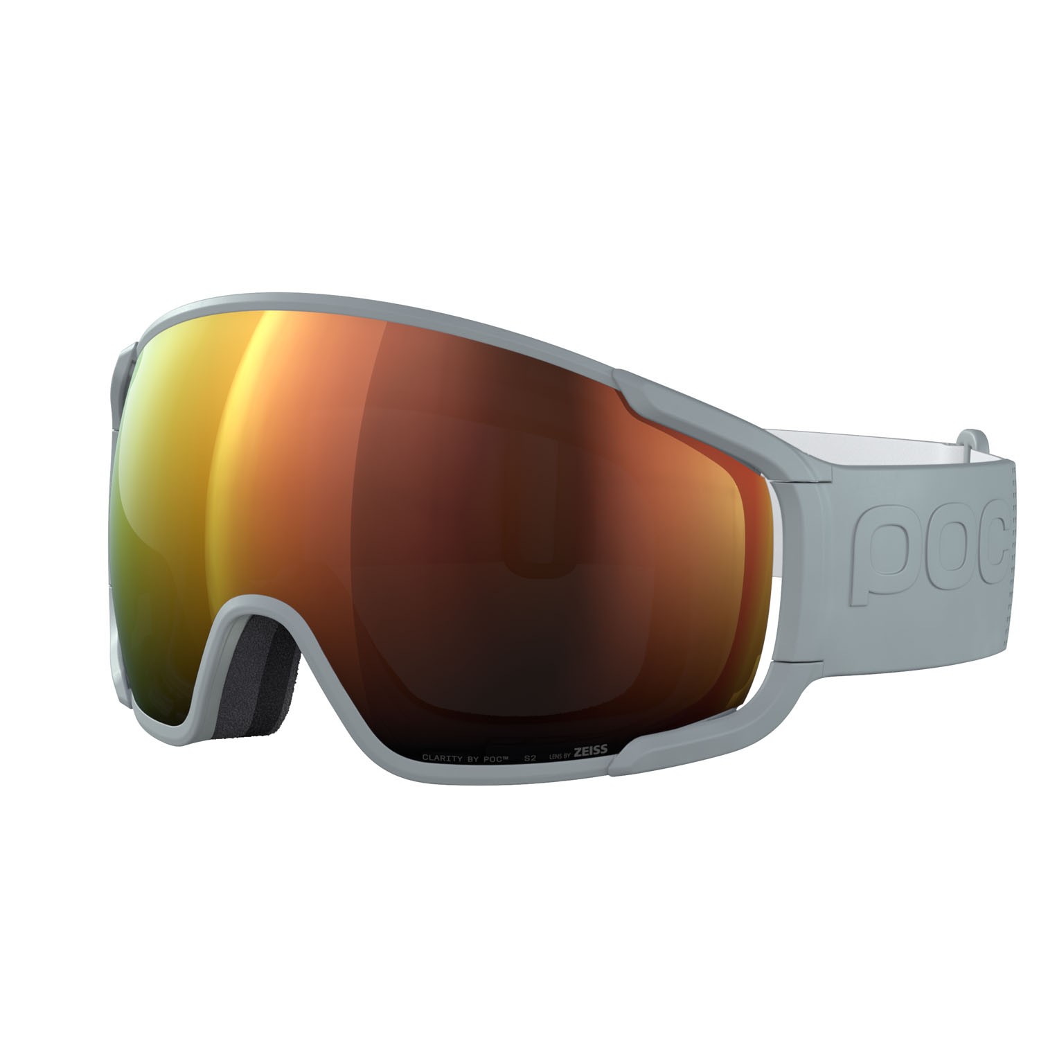 Ski and snowboard goggles Poc Zonula 40890 9637 color granite grey/partly sunny orange 