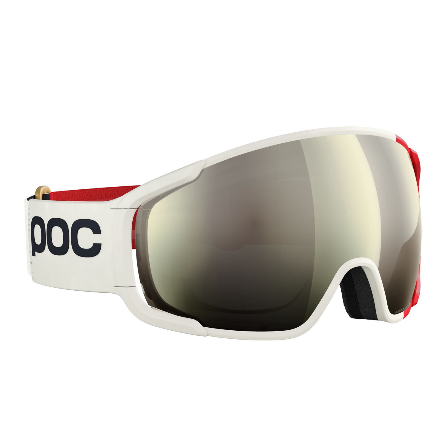 Ski and snowboard goggles Poc Zonula 40890 9644 color rouge/blanc/partly sunny ivory 