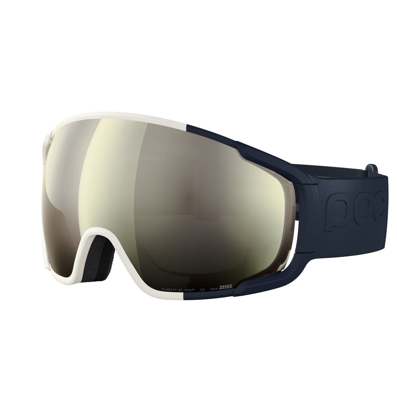 Ski and snowboard goggles Poc Zonula 40890 9646 color bleu/blanc/partly sunny ivory 