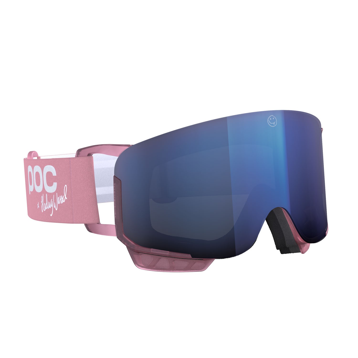 Skibrillen und Snowboard masken Poc Nexal Mid Hedvig Wessel Ed. 40902 9634 farbe piggtind pink/partly sunny azure 
