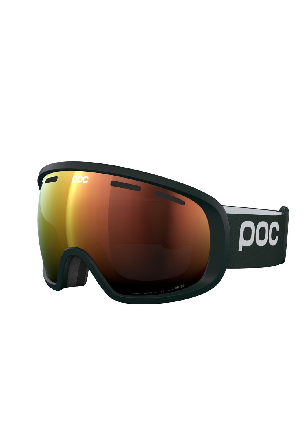 Ski and snowboard goggles Poc Fovea WF 40841 9616 color pargasite green/partly sunny orange 