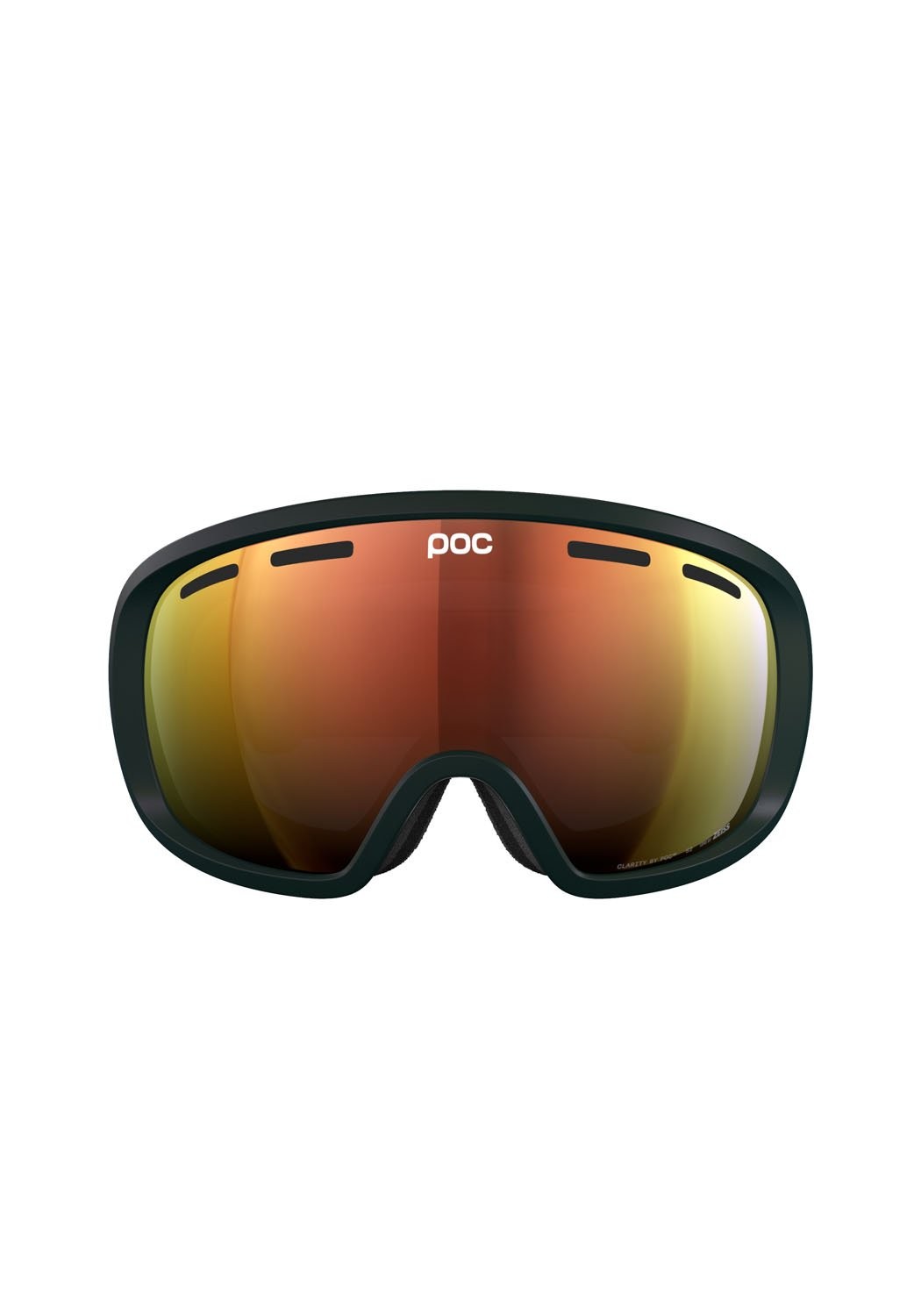 Ski and snowboard goggles Poc Fovea WF 40841 9616 color pargasite green/partly sunny orange 