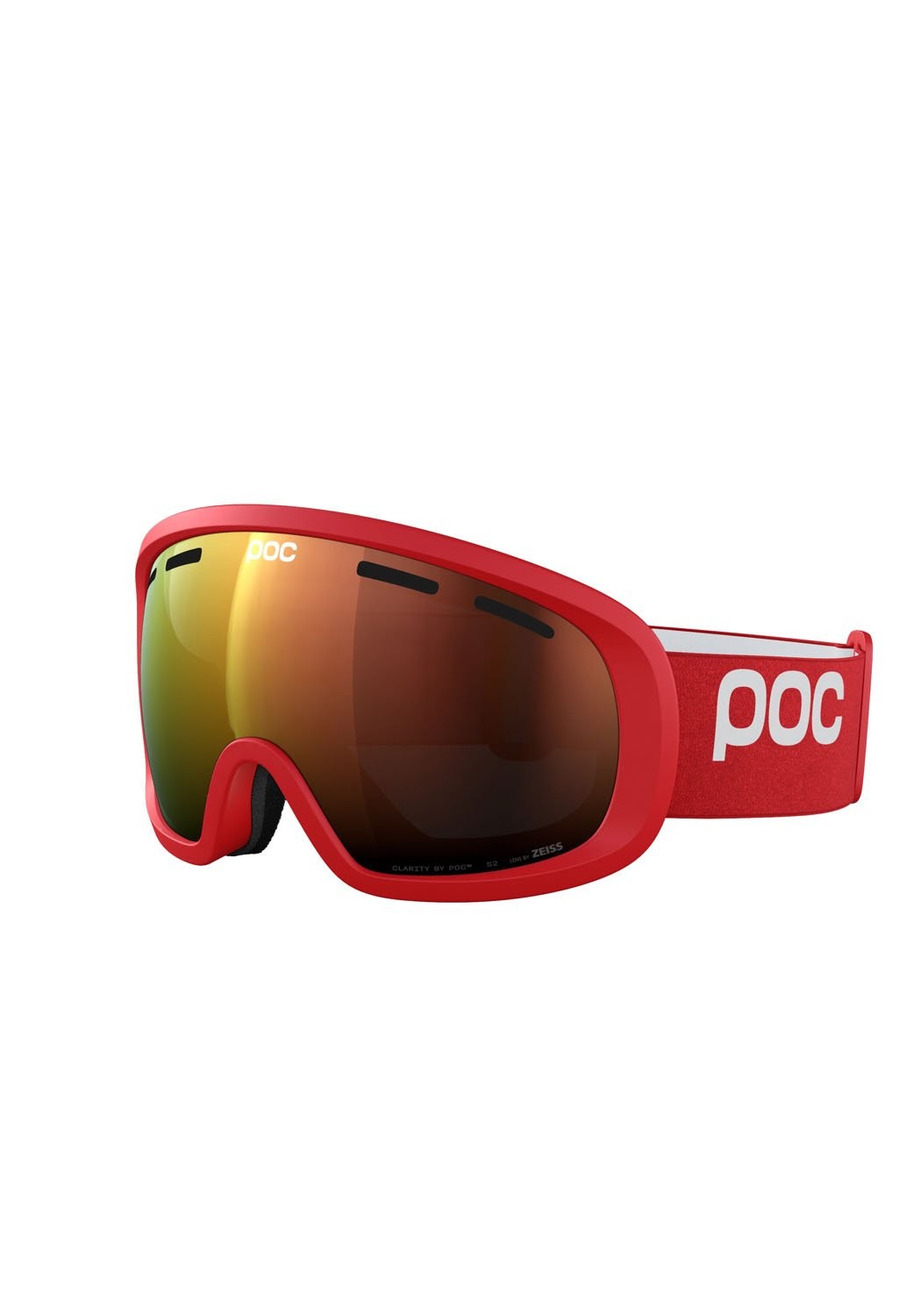 Ski and snowboard goggles Poc Fovea Mid WF 40843 9620 color prismane red/partly sunny orange 