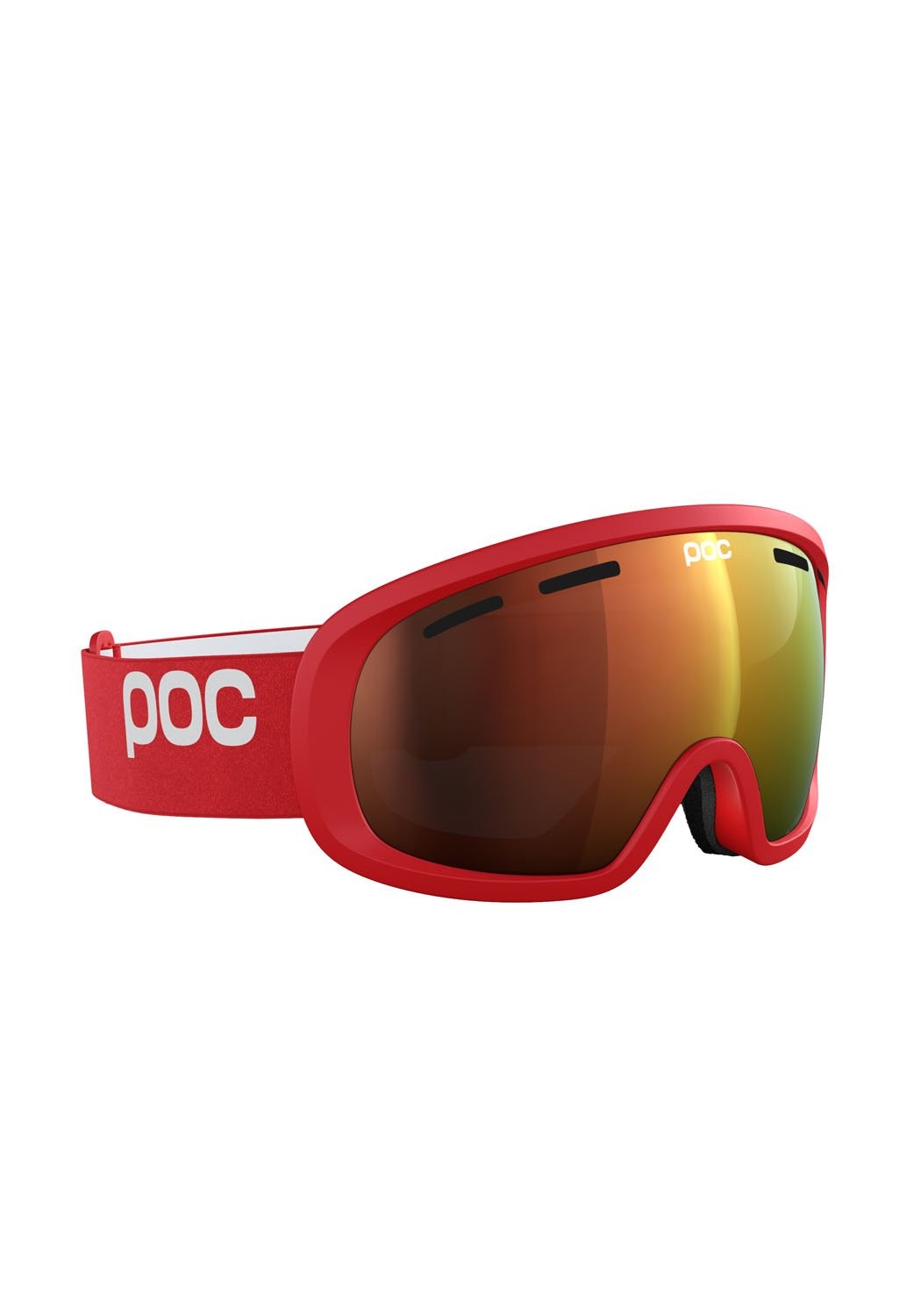 Ski and snowboard goggles Poc Fovea Mid WF 40843 9620 color prismane red/partly sunny orange 