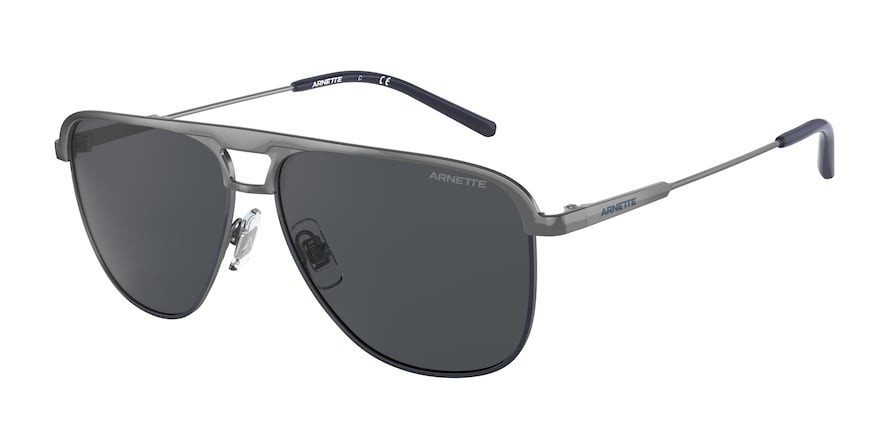 Sonnenbrillen Arnette Holboxx AN 3082 (735/87) farbe gunmetal form aviator gläser grey