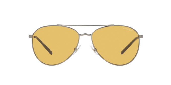 Sonnenbrillen Arnette Sidecar AN 3085 (738/85) farbe brushed gunmetal form aviator gläser yellow