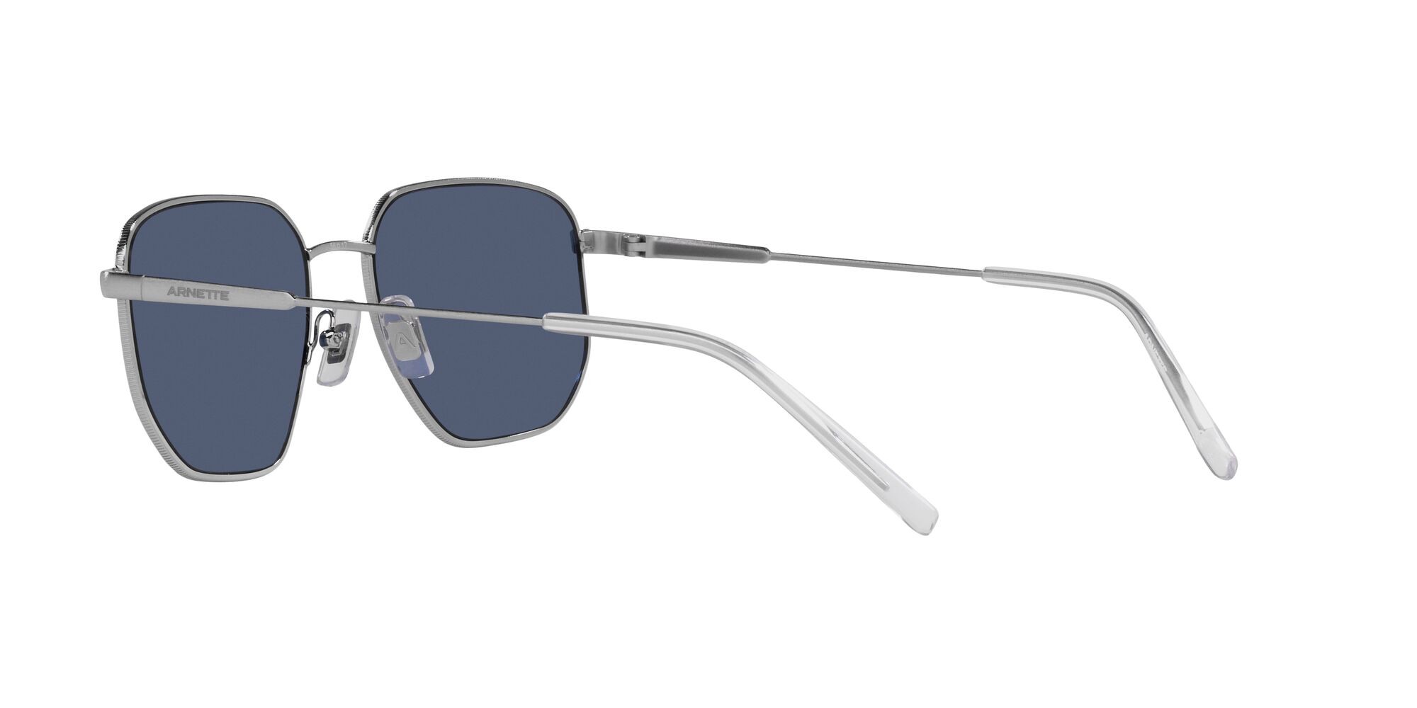 Sonnenbrillen Arnette Sling AN 3086 (74080) farbe argento spazzolato form quadratisch gläser blu scuro