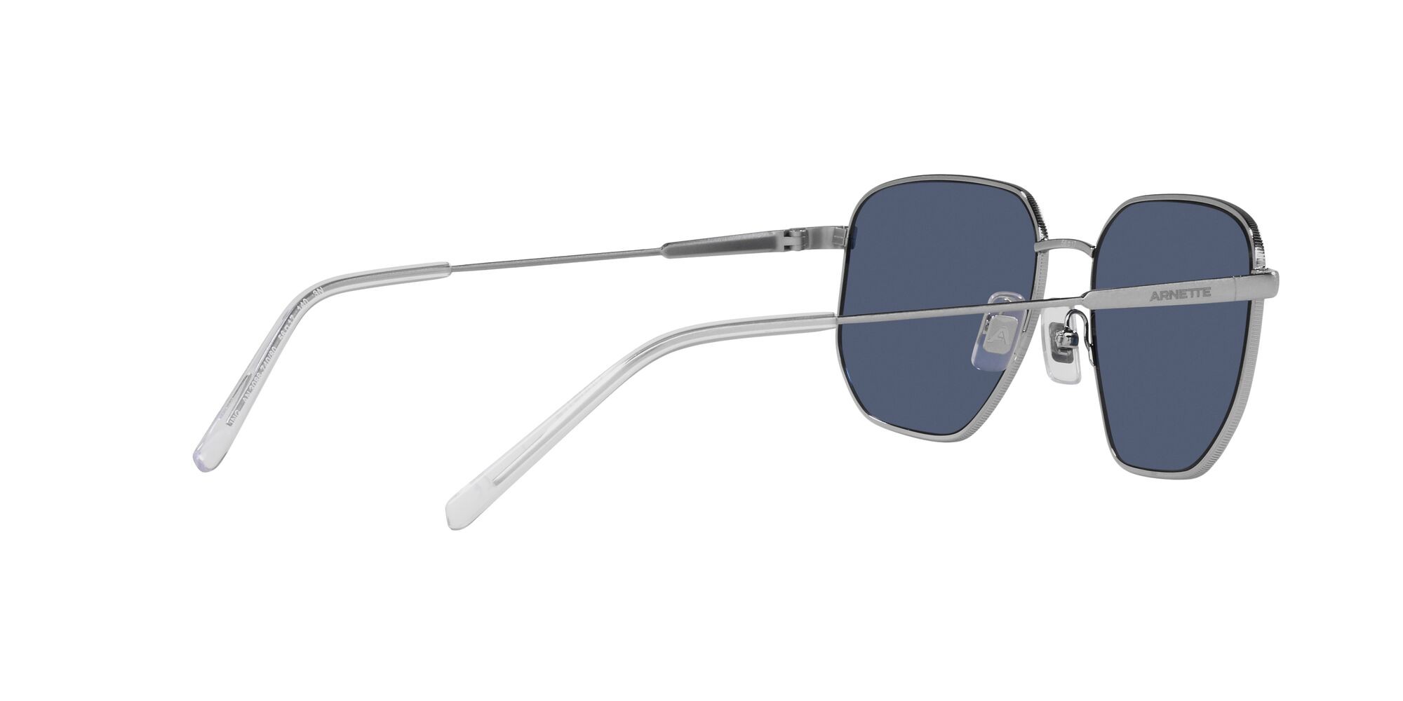 Sonnenbrillen Arnette Sling AN 3086 (74080) farbe argento spazzolato form quadratisch gläser blu scuro