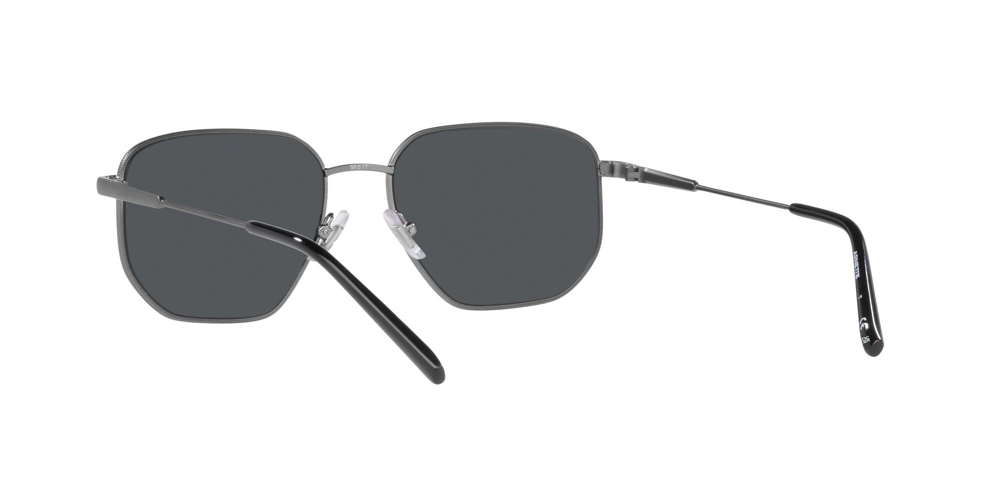 Sonnenbrillen Arnette Sling AN 3086 (75287) farbe gunmetal opaco spazzolato form quadratisch gläser grigio scuro