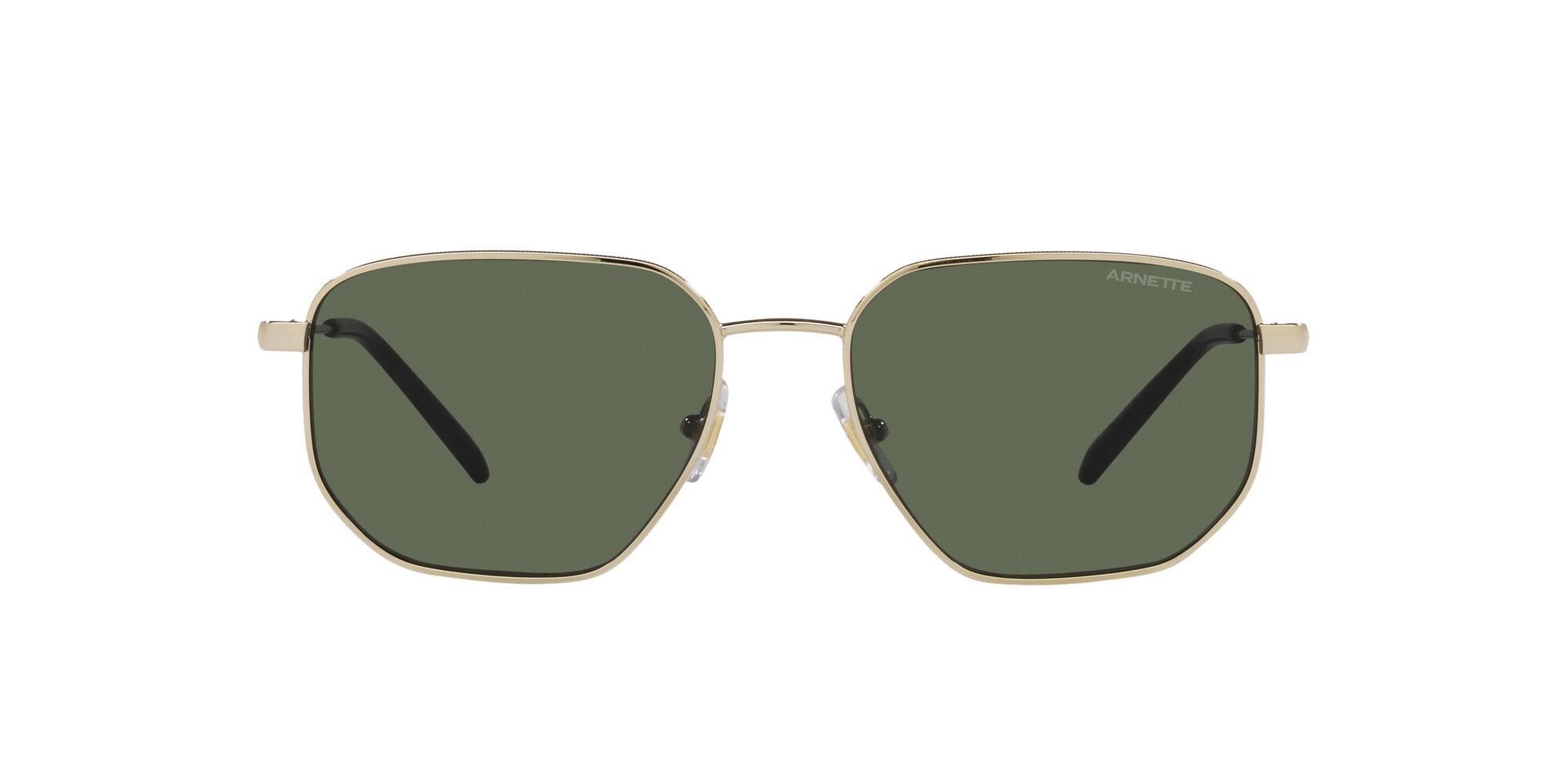 Sonnenbrillen Arnette Sling AN 3086 (75371) farbe oro chiaro form quadratisch gläser verde scuro