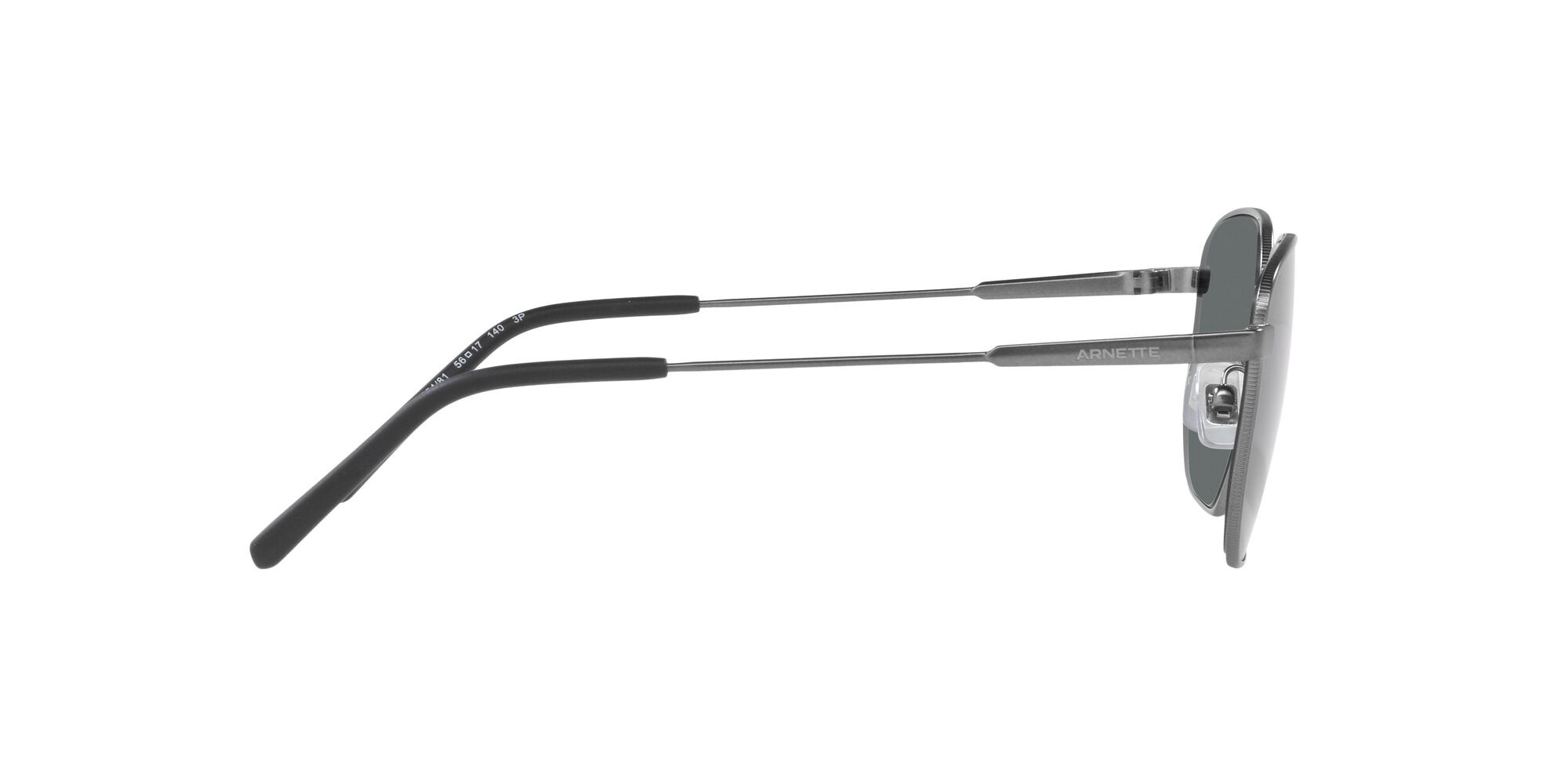 Sonnenbrillen Arnette Sling AN 3086 (75481) farbe gunmetal opaco form quadratisch gläser polarized grigio scuro