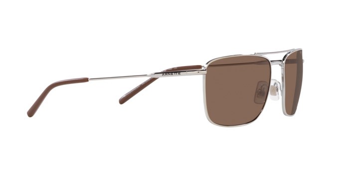 Sonnenbrillen Arnette Boulevardier AN 3088 (736/73) farbe argento form rechteckig gläser marrone scuro