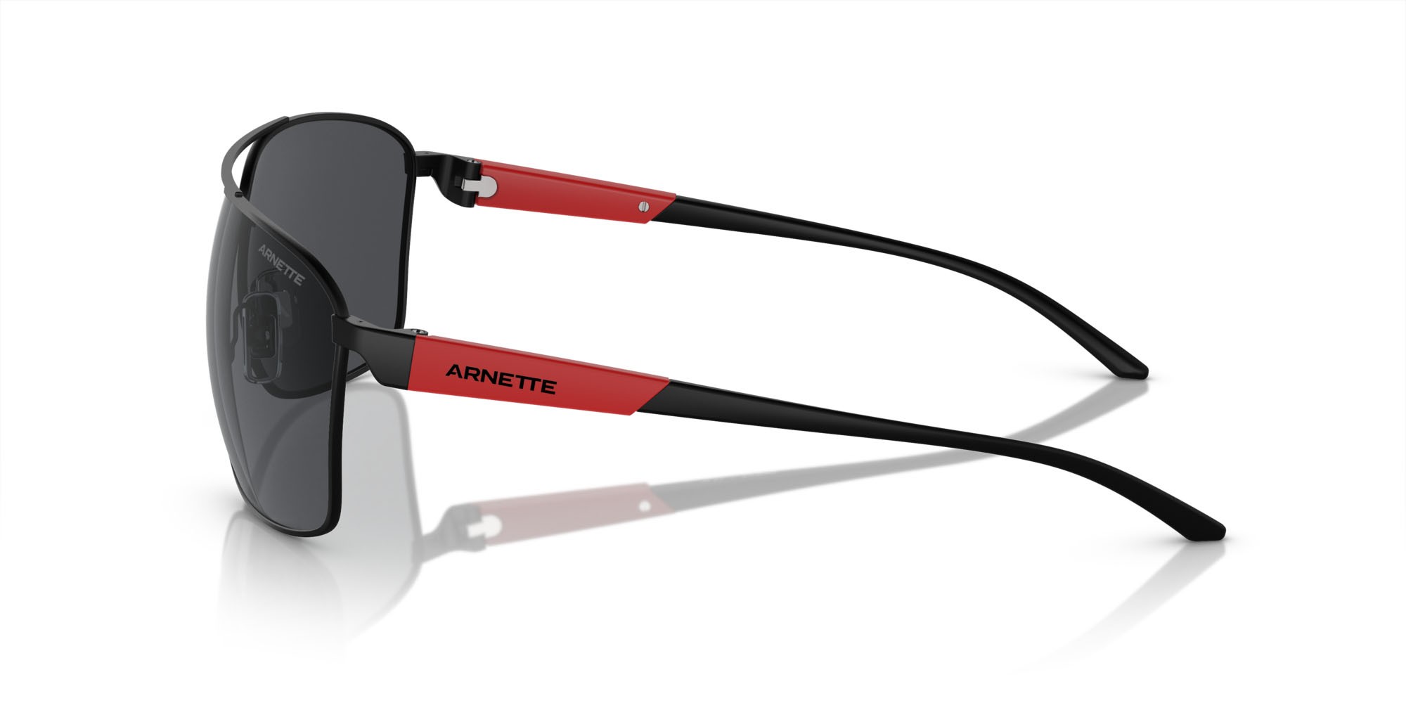 Sonnenbrillen Arnette Beverlee AN 3089 (737/87) farbe nero opaco form quadratisch gläser grigio scuro