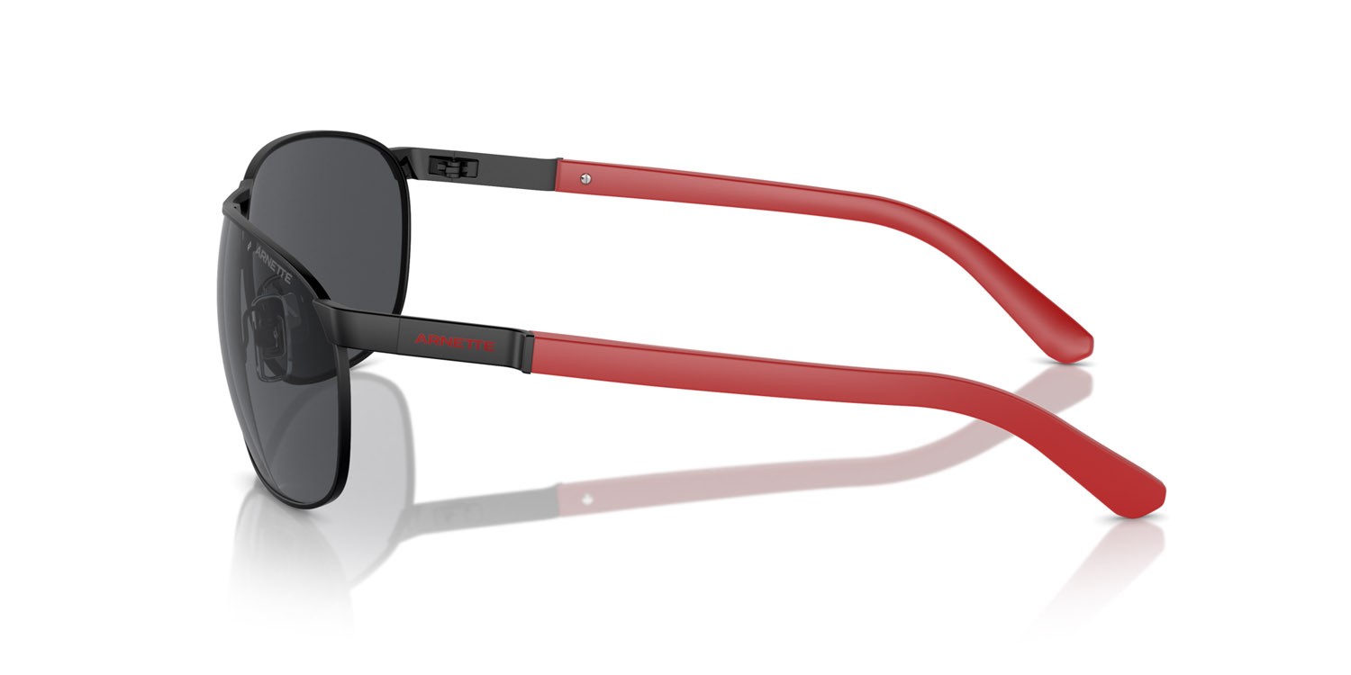 Sonnenbrillen Arnette Belgrano AN 3090 (737/87) farbe nero opaco form oval gläser grigio scuro