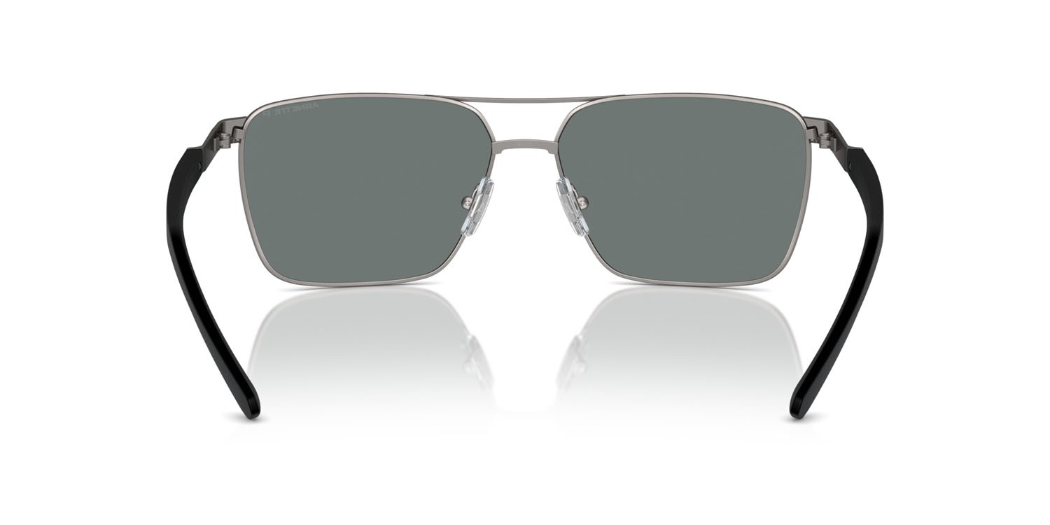 Sonnenbrillen Arnette Barracas AN 3091 (745/81) farbe gunmetal opaco form rechteckig gläser polar grigio scuro
