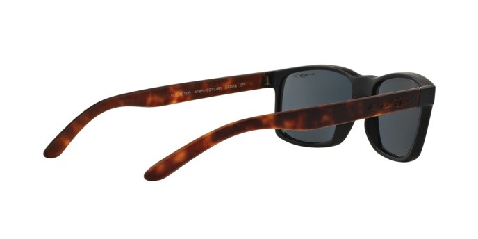 Sunglasses Arnette Slickster AN 4185 (227381) color fuzzy black shape rectangle lenses polar grey