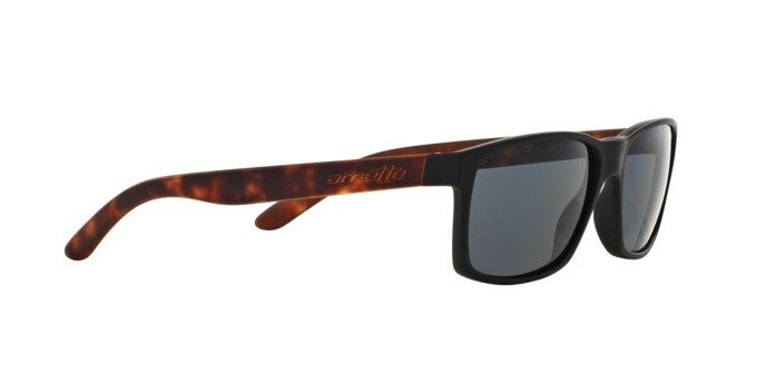Sunglasses Arnette Slickster AN 4185 (227381) color fuzzy black shape rectangle lenses polar grey