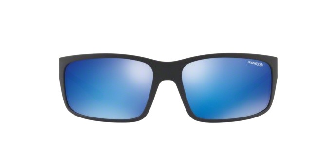 Sonnenbrillen Arnette Fastball 2.0 AN 4242 (251125) farbe matte black form rechteckig gläser green mirror light blue