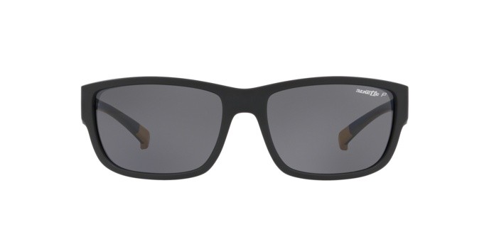 Sonnenbrillen Arnette Bushwick AN 4256 (01/81) farbe black form unregelmäßig gläser polar grey