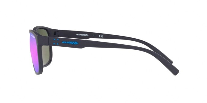 Sonnenbrillen Arnette Urca AN 4257 (261925) farbe dark blue form rechteckig gläser green mirror light blue