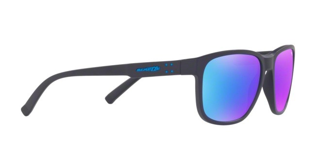 Sonnenbrillen Arnette Urca AN 4257 (261925) farbe dark blue form rechteckig gläser green mirror light blue