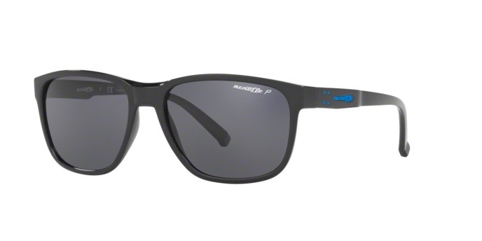 Sonnenbrillen Arnette Urca AN 4257 (41/81) farbe black form rechteckig gläser polar grey