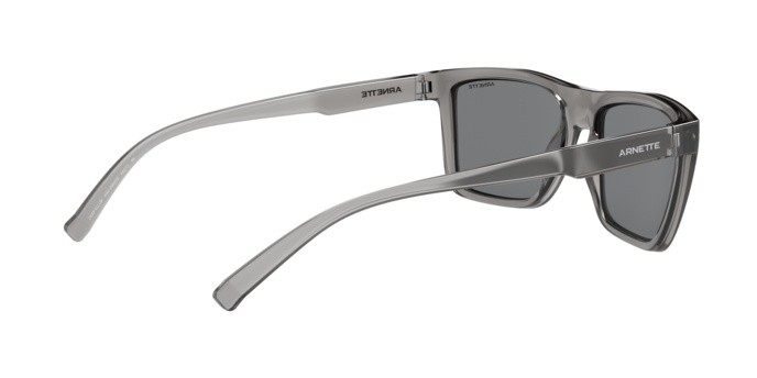 Sonnenbrillen Arnette AN 4262 (2590Z6) farbe transparent grey form quadratisch gläser light grey mirror silver 80