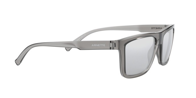 Sonnenbrillen Arnette AN 4262 (2590Z6) farbe transparent grey form quadratisch gläser light grey mirror silver 80
