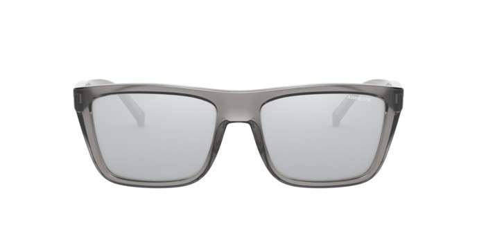 Sonnenbrillen Arnette AN 4262 (2590Z6) farbe transparent grey form quadratisch gläser light grey mirror silver 80