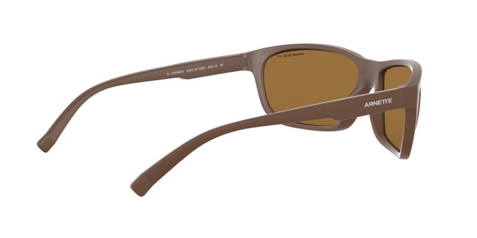 Sonnenbrillen Arnette AN 4263 (261283) farbe matte brown form oval gläser polar brown