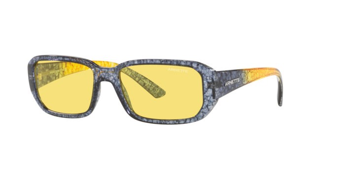 Sonnenbrillen Arnette Gringo AN 4265 (279485) farbe tie-dye black form rechteckig gläser yellow