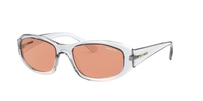 Sonnenbrillen Arnette AN 4266 (2634C6) farbe crystal transparent form unregelmäßig gläser orange mirror red
