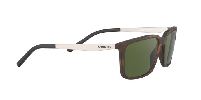 Sonnenbrillen Arnette Calipso AN 4270 (237571) farbe matte havana form rechteckig gläser green