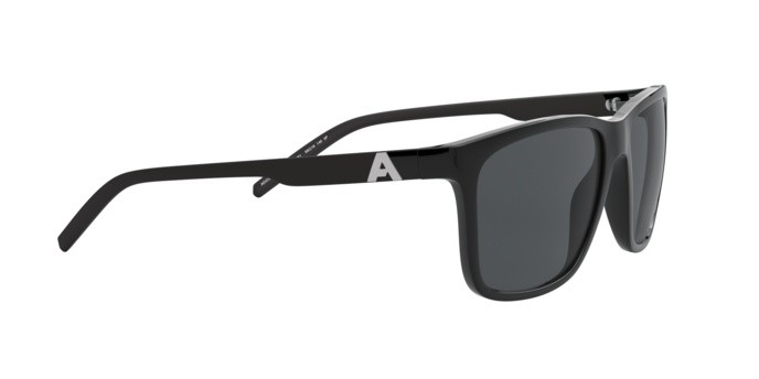 Sonnenbrillen Arnette Adios baby! AN 4272 (270181) farbe black form quadratisch gläser polar grey