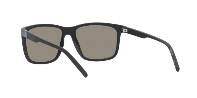 Occhiali da sole Arnette Adios Baby! AN 4272 (275822) colore matte black forma quadrato lenti polar dark grey mirror water