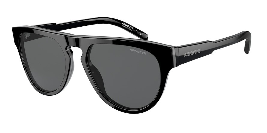 Sonnenbrillen Arnette Gojira AN 4282 (121187) farbe black/grey/black form pantos gläser grey