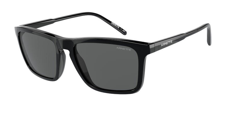 Sunglasses Arnette Shyguy AN 4283 (41/87) color black shape square lenses dark grey