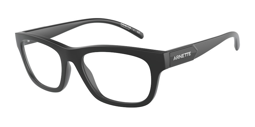 Sonnenbrillen Arnette Makemake AN 4284 (27581W) farbe matte black form quadratisch gläser clear